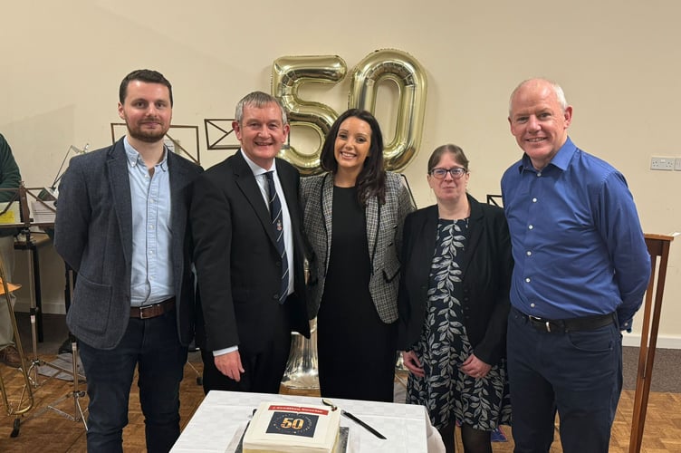 Current Tindle staff from left, Will Goddard, Alan Quick, Lianne Carr, Sue Halsey, Jon Gripton