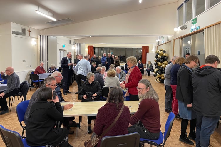 Guests enjoying the party