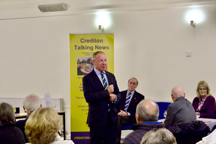 Deputy Lieutenant John Lee speaking at the event