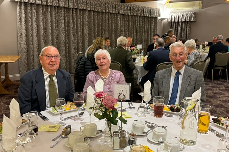 At the Town Band dinner. AQ 7703