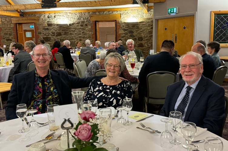 At the Town Band dinner.  AQ 7712
