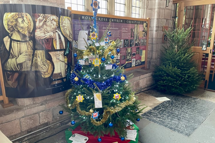 Crediton and District Lions Club's tree