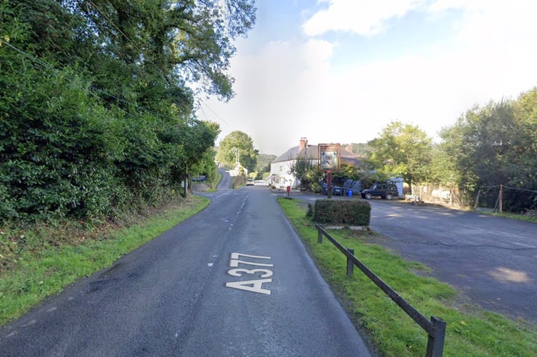 A377 near Portsmouth Arms