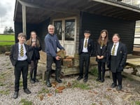 Farming support for QE School’s outdoor learning project
