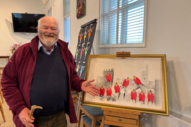 Martin Underhill with Lords a Leaping. AQ 9882