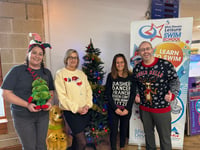 Christmas jumpers at Lords Meadow Leisure Centre
