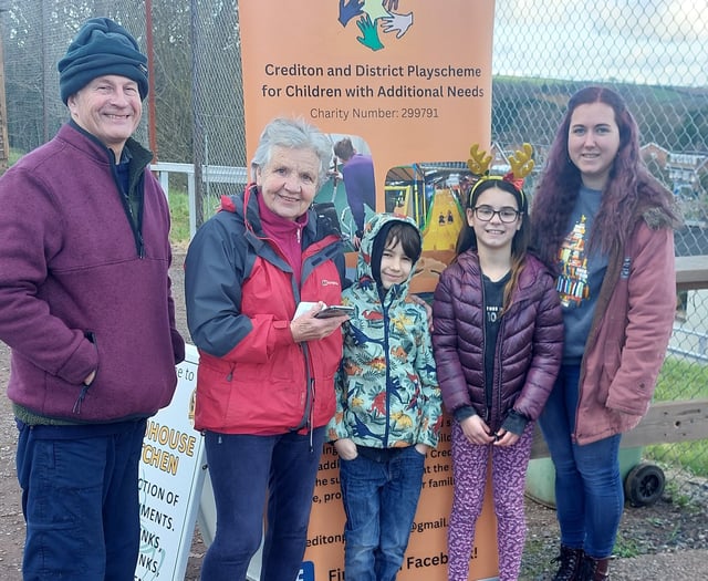 Crediton RFC collection aided Crediton Playscheme

