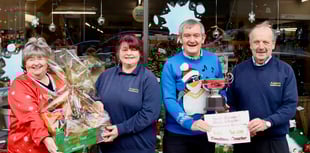 Adams Home Hardware wins best Christmas window competition
