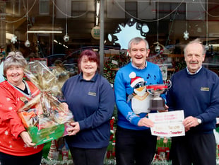 Adams Home Hardware wins best Christmas window competition
