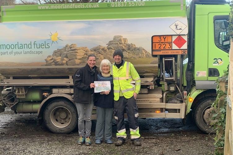 Dawn Hatton won 500 litres of heating oil