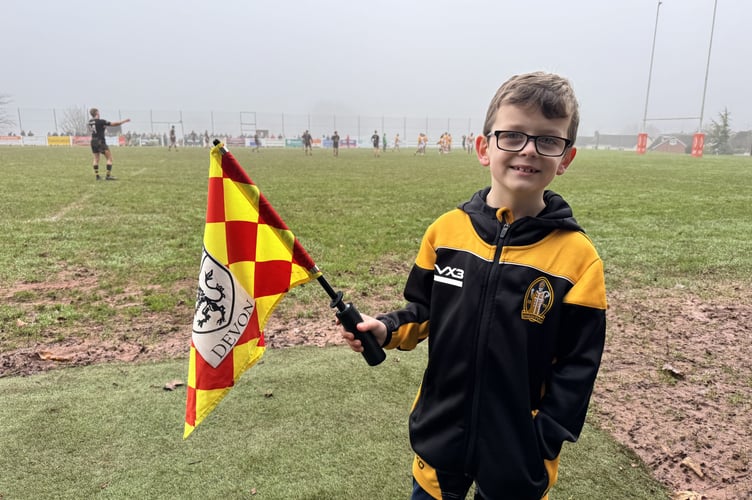A young linesman for the Battle of the Builders