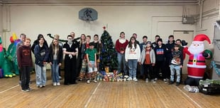 Army Cadets donated food to Crediton Foodbank