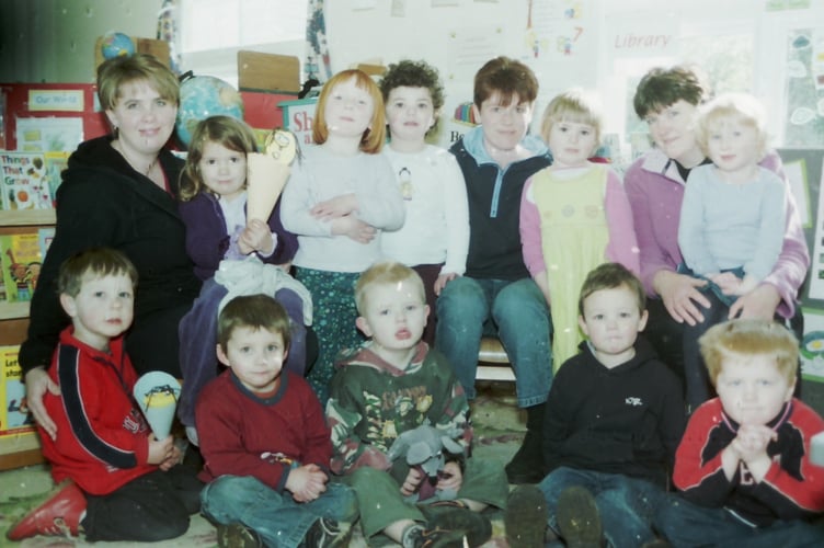 Morchard Bishop's Stepping Up group in March 2004. DSC01085