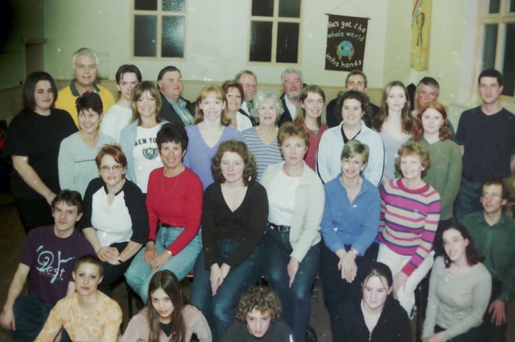 CODS cast of April musical 'Annie Get Your Gun' in March 2004. DSC01319