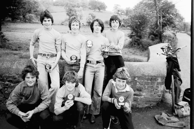 Sandford Carnival six-a-side footballers are pictured in May 1980.  DSC00683 