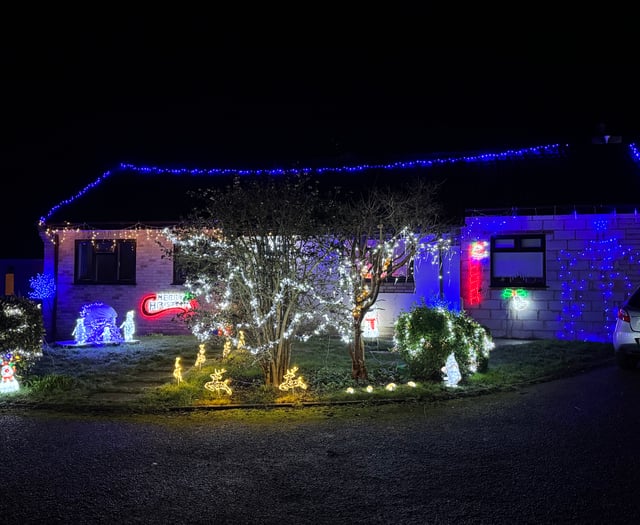 Wonderful displays in Westernlea lights competition