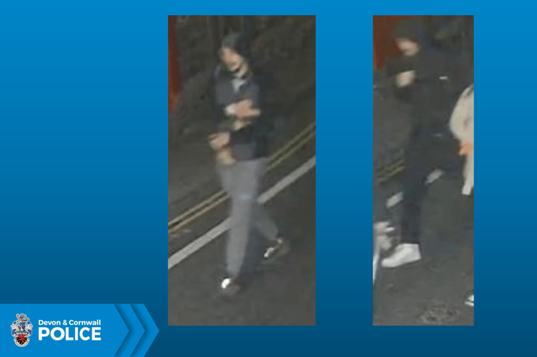 Images of the individuals that police wish to speak to