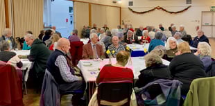 Dozens enjoy festive Rotary party for senior citizens in Crediton