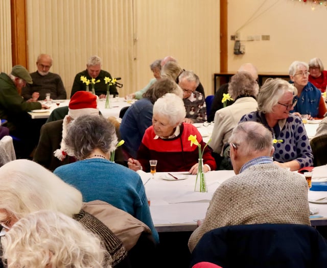 Rotary Club of Crediton Boniface Senior Citizens Christmas Tea Party