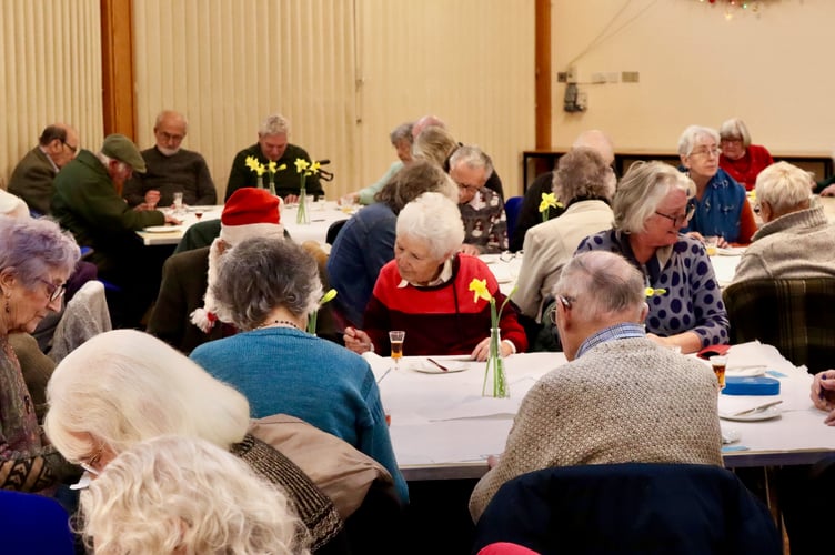 Guests playing bingo