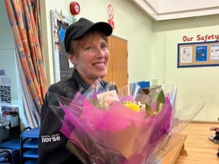 Bow Primary School kitchen manager thanked for 30 years’ service