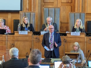 County leader won't stand in May elections