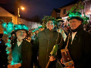 Help frighten away evil spirits at Sandford Wassail
