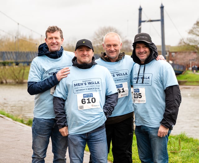 Raise money for Hospiscare with Men’s Walk