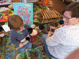 Cultural Diversity Play Session at Crediton Library
