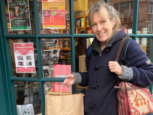 Woman wins books worth £50 in Crediton bookshop prize draw