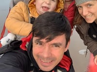 Family's 300km run for Bow Bears and Vranch House