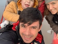 Family's 300km run for Bow Bears and Vranch House