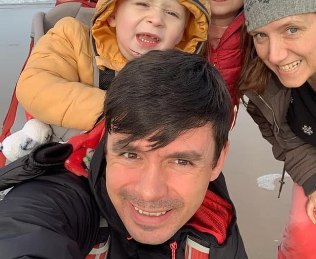 Family's 300km run for Bow Bears and Vranch House