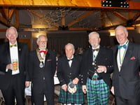 Crediton Boniface Rotary Burns Night enjoyed by more than 130 guests