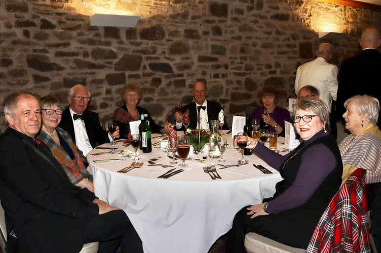 Guests enjoying the evening