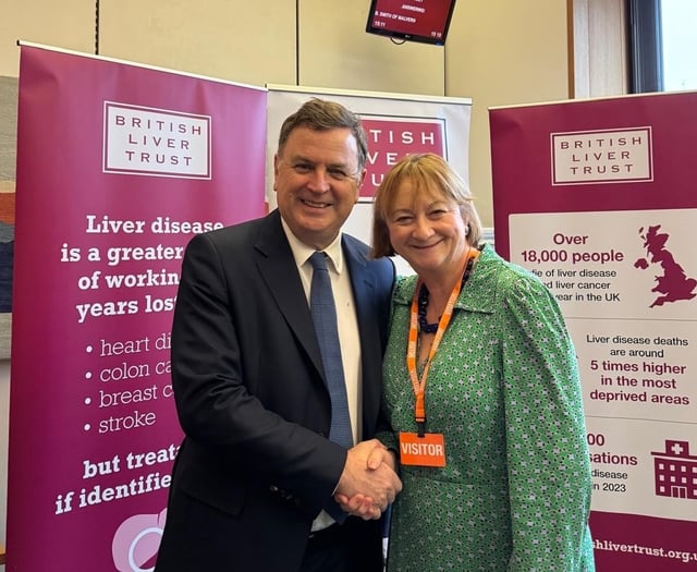 Local MP backs campaign to improve liver health
