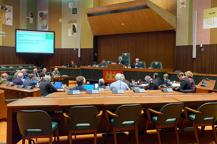 Devon and Cornwall Police and Crime Panel meeting in Plymouth