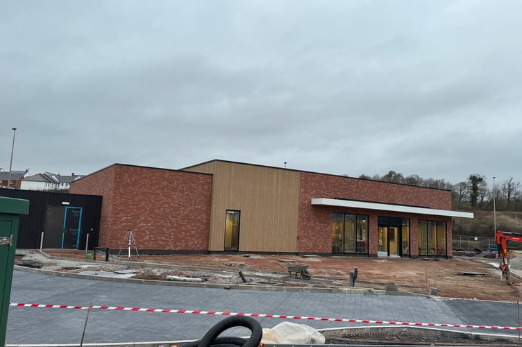 A view of the Crediton McDonald’s restaurant which is currently being built.  AQ 3421
