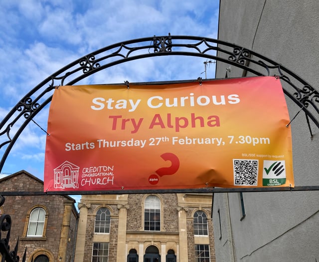 Crediton church to hold Alpha course