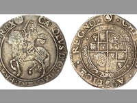 Four coins found in Crediton Parish Church rafters to go to auction
