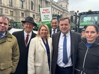 Inheritance tax changes for farmers 'malicious', MP says at rally