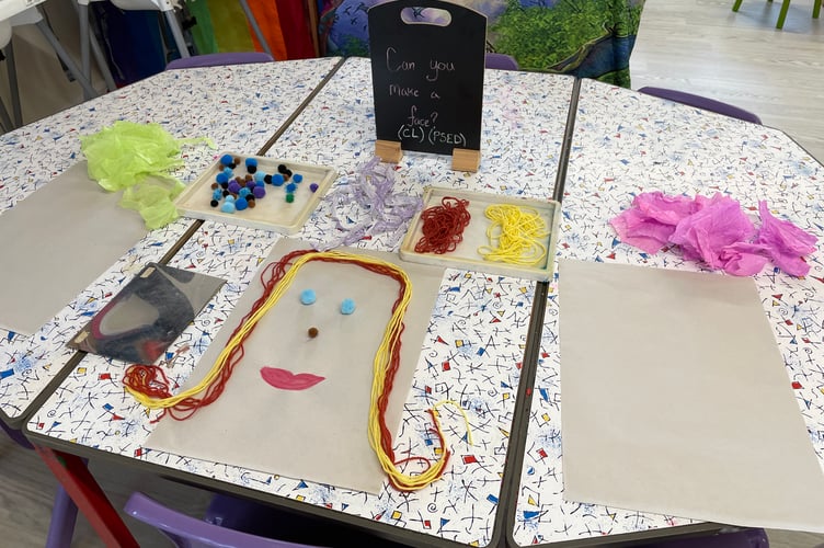 A creative making station