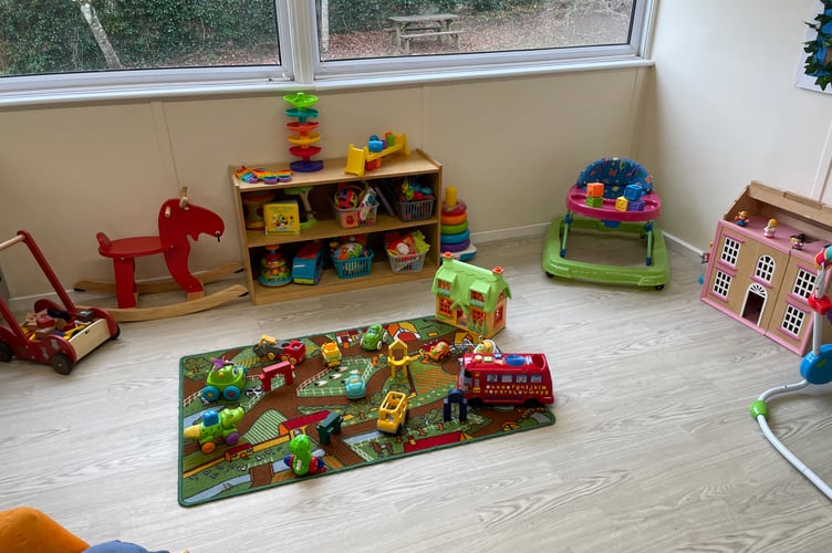 12 February 2025 Early Worlies Nursery grand opening Some of the toys in the nursery (Will Goddard, Crediton Courier)