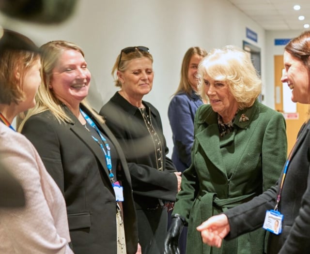 Queen Camilla opens new Exeter sexual assault referral centre