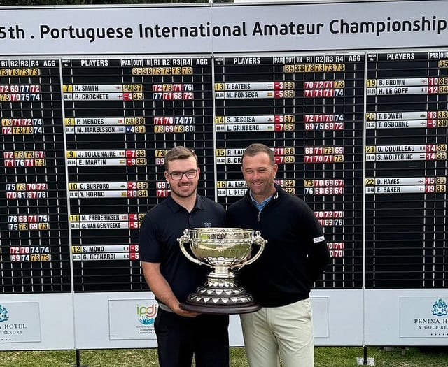 Tiverton golfer bags Portuguese Championship title