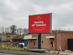 Crediton McDonald’s sign confirms opening date

