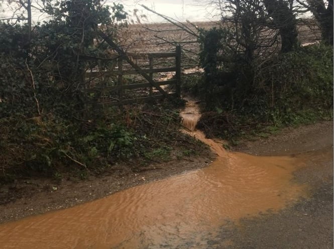 Soil run-off incidents in Devon and Cornwall nearly doubled last month.
