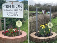 Crediton signs go missing