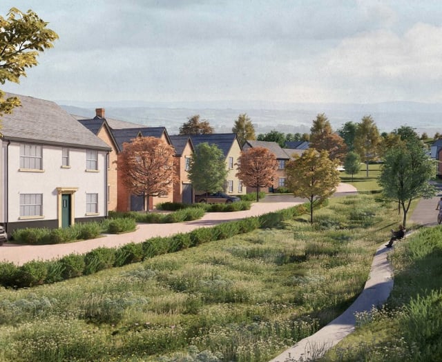 Work gets underway at new 257-home development near Crediton
