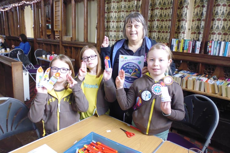 Brownies Holly, Lily Ann and Bethany
